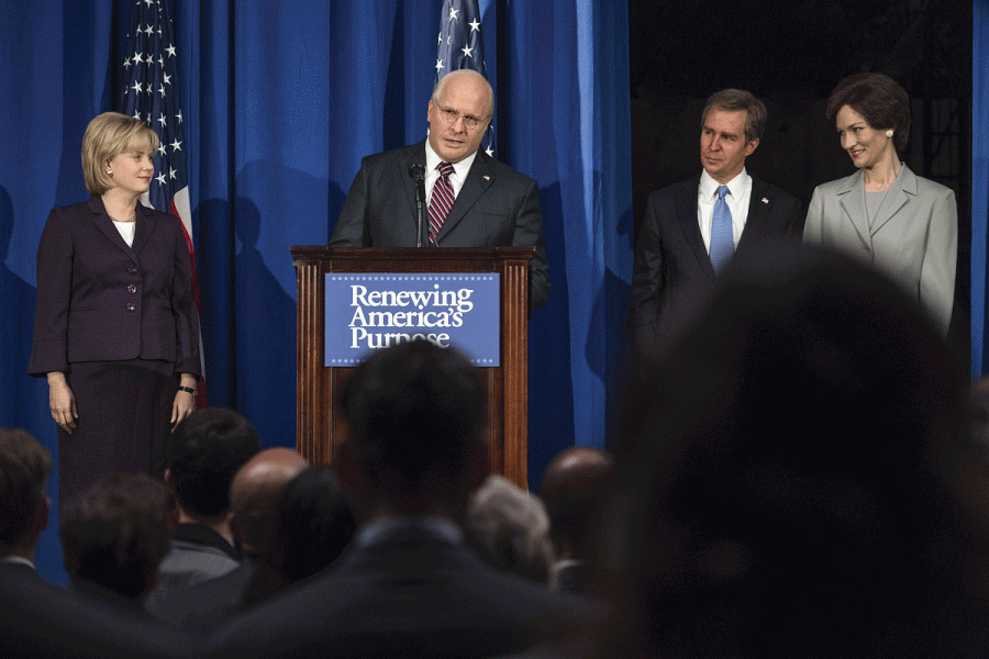 BE MY VICE. Christian Bale and Amy Adams play former Vice President Dick Cheney and Lynne Chenney in “Vice,” released Dec. 25, 2018. The film was nomiated for six Golden Globe awards. Christian Bale won Best Actor in Motion Picture Musical or Comedy for the film. “Vice” is also nominated for eight Academy Awards, including Best Picture and Best Director.