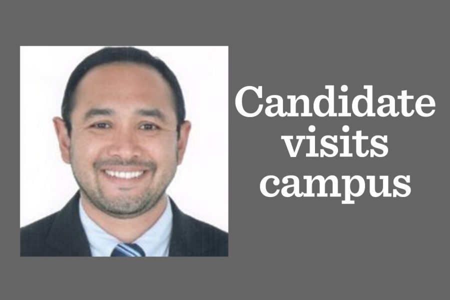 Principal candidate visits campus
