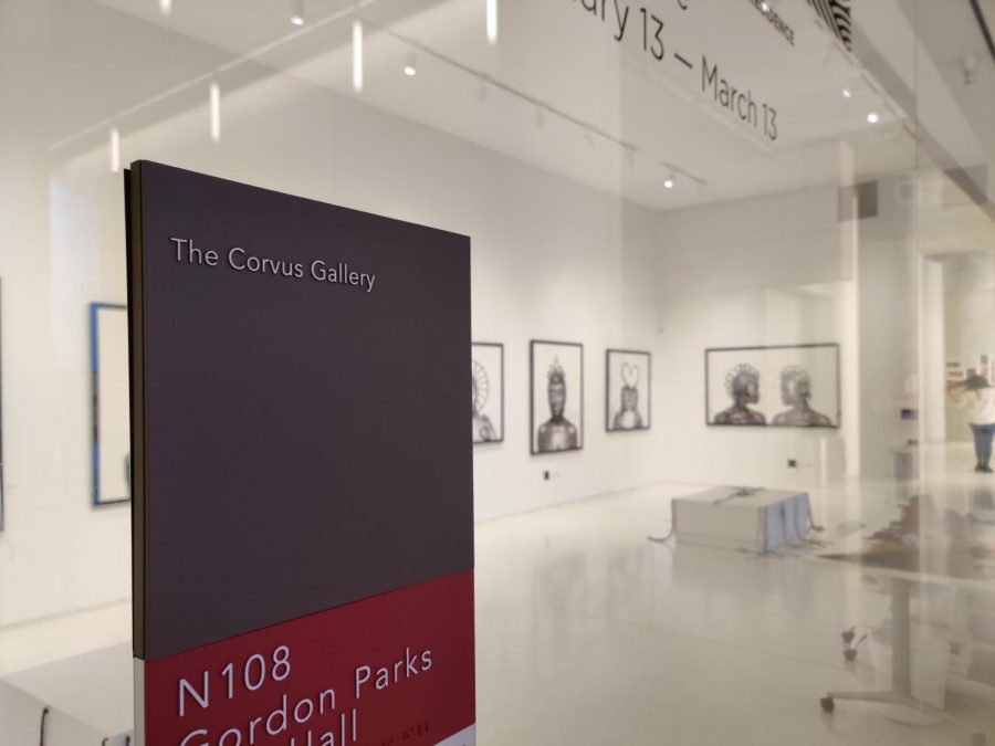 The Corvus Gallery in the Gordon Parks Arts Hall now houses Shani Crowes Braids collection. It will switch to the Senior art showcase in April and stay that way until the end of the school year.