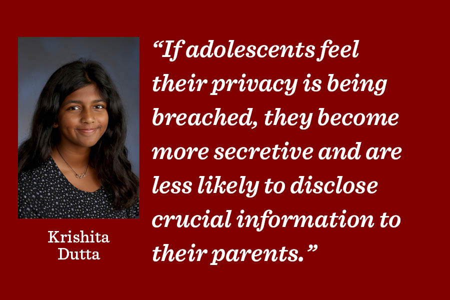 Parents should respect student privacy to build trust