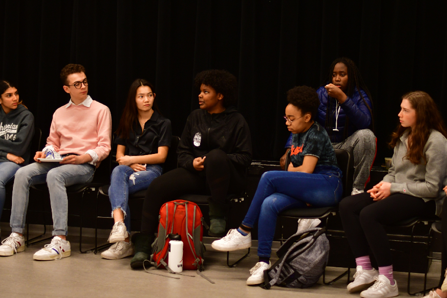 Members of the U-High community attended a meeting to discuss a racist incident March 11. Three months later, students are still calling for substantial change to Labs culture around race.