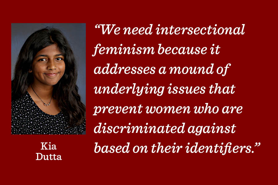 We need to work to replace the spot second- and third-wave feminism holds in our society by adapting intersectional feminism in our activism, as these types of feminism are not enough to advocate for total gender equity, writes City Life co-editor Kia Dutta.