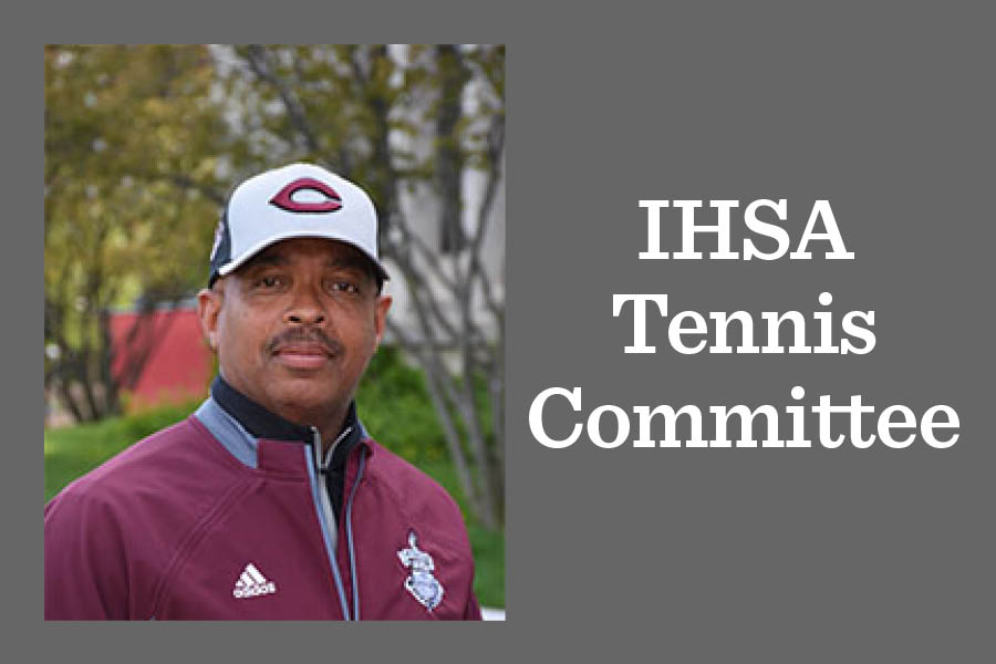 Dawaud+Talib%2C+head+coach+of+the+varsity+tennis+team%2C+has+been+appointed+to+the+IHSA+tennis+advisory+committee.+