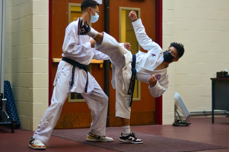 This fall, ninth graders Milo Platz-Walker and Mateo Nacu traveled to Belgrade, Serbia, where they represented the Amateur Athletic Union USA National Karate Team. 
