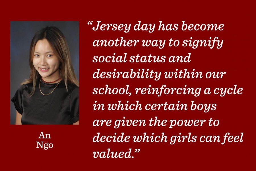 Traditions like jersey day should never be used to decide who is and isnt valuable in our community, writes City Life Editor An Ngo.