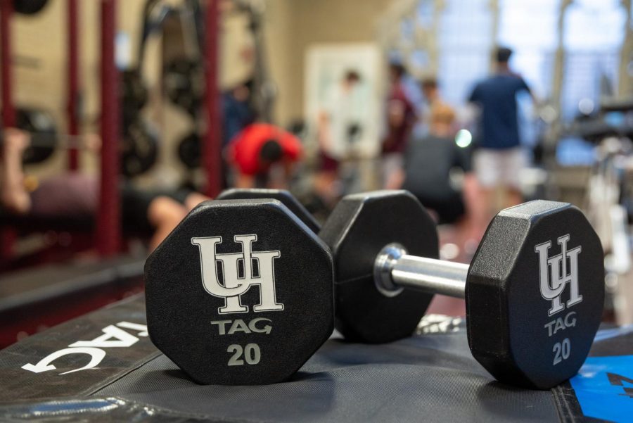Some girls feel uncomfortable using the fitness center, saying it is male-dominated. P.E. teacher Luke Zavala, who monitors the fitness center after school, said he strives to create a welcoming environment.