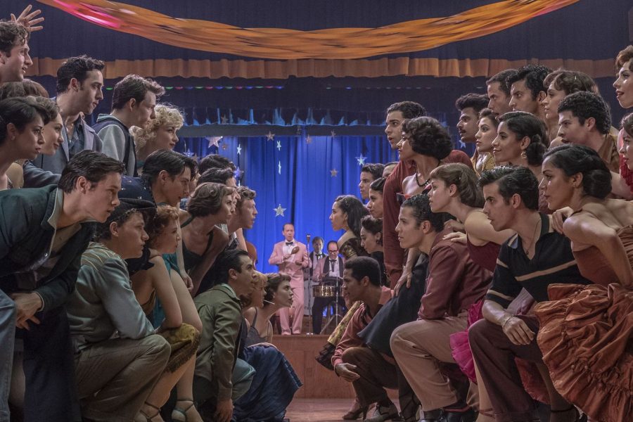West Side Story pits the Jets (left) against the Sharks (right), two gangs caught in a cultural conflict over unrequited love.