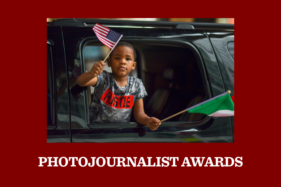 Junior Matt Petres was recognized in the beginning documentary/street photography for photos of the Columbus Day parade in October. 
