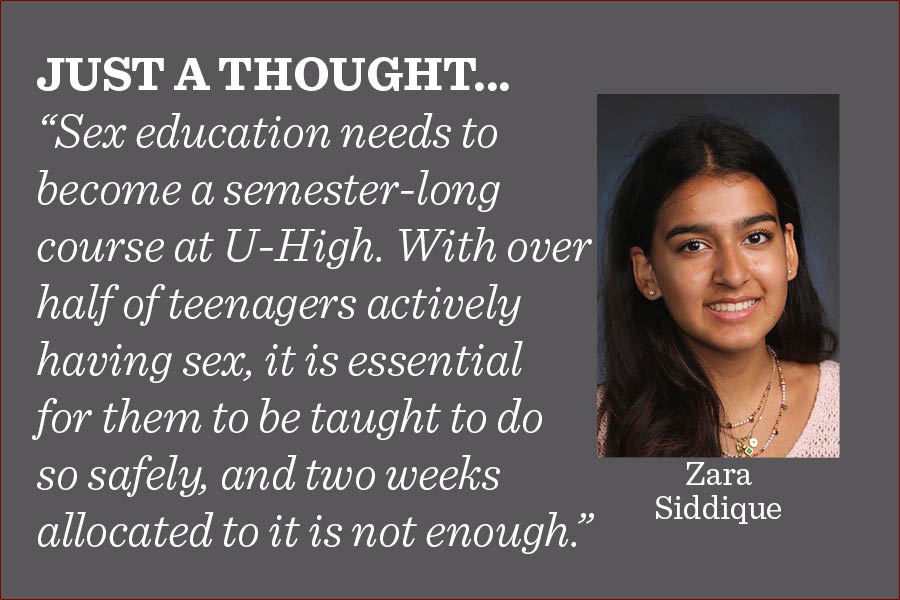 The school attempts to compress too much important knowledge about sexual health and ethics, writes reporter Zara Siddique.