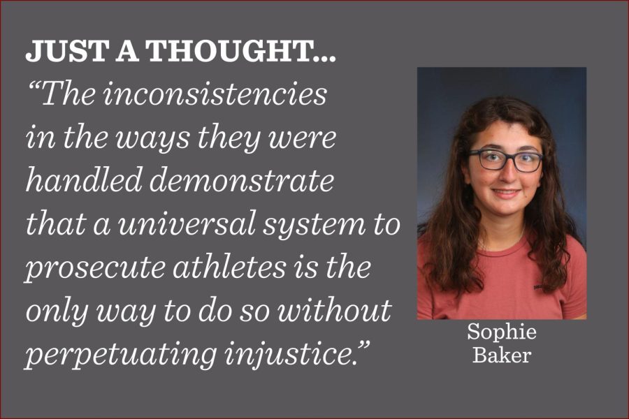 The Olympics needs to define and implement a universal method of prosecuting athletes who test positive for banned substances to avoid perpetuating injustices, writes Sophie Baker.