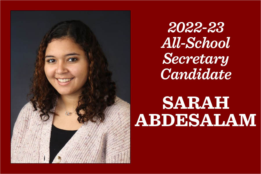 Sarah Abdesalam: Candidate for secretary