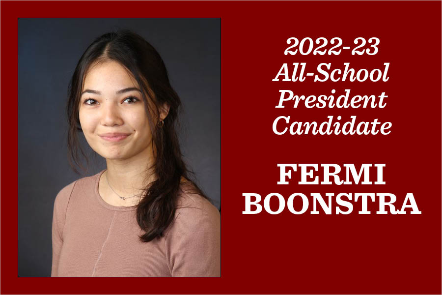 Fermi Boonstra: Candidate for All-School president