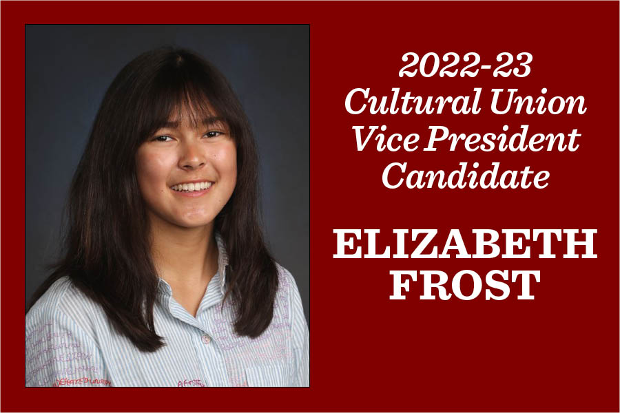 Elizabeth Frost: Candidate for Cultural Union vice president