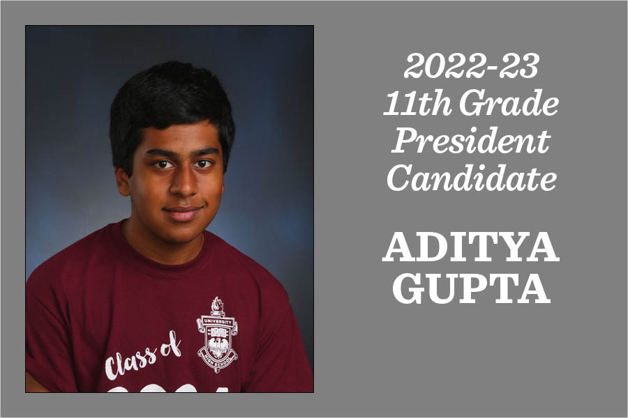 Aditya Gupta: Candidate for class of 2024 president