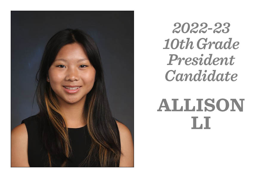 Allison Li: Candidate for class of 2025 class president