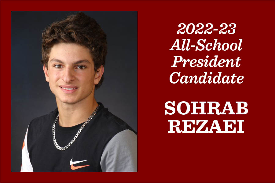 Sohrab Rezaei: Candidate for All-School president