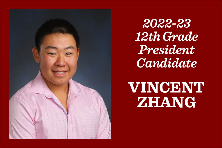 Vincent Zhang: Candidate for class of 2023 president