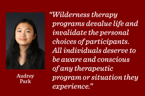 Participation in wilderness therapy programs without consent must be eliminated, according to assistant editor Audrey Park.