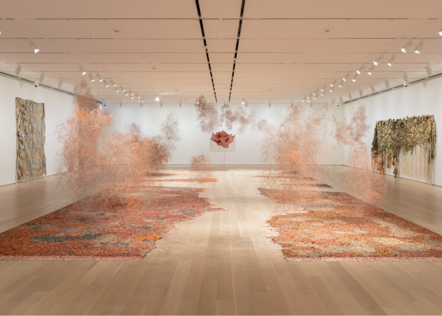 Desire Lines is Igshaan Adams’ first major solo exhibit in the United States, with more than 20 works made between 2014 and now, including a large-scale commission produced expressly for the exhibit.
