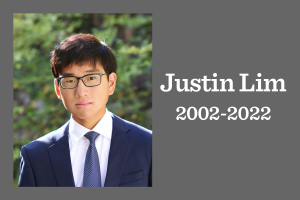 A memorial service will be held May 26 for the community to commemorate the life of Justin Lim, a graduate of the Class of 2021, who died May 17.