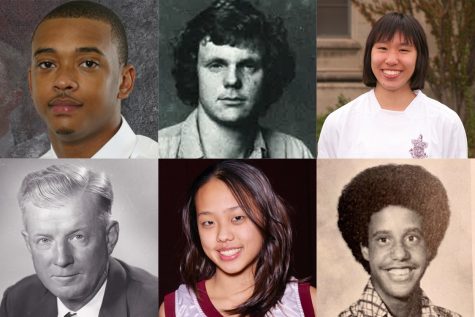 Pictured left-to-right then top-to-bottom: Zeke Upshaw, John Naisbitt, Emily Kuo, Ted Haydon, Sherry Fu and Jimmy Bruce. 