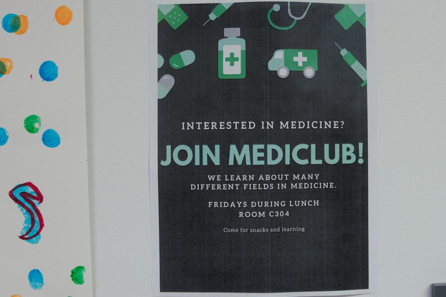 Mediclub will use video lectures and guest speaker events to help students learn about pursuing a career in a medical field.