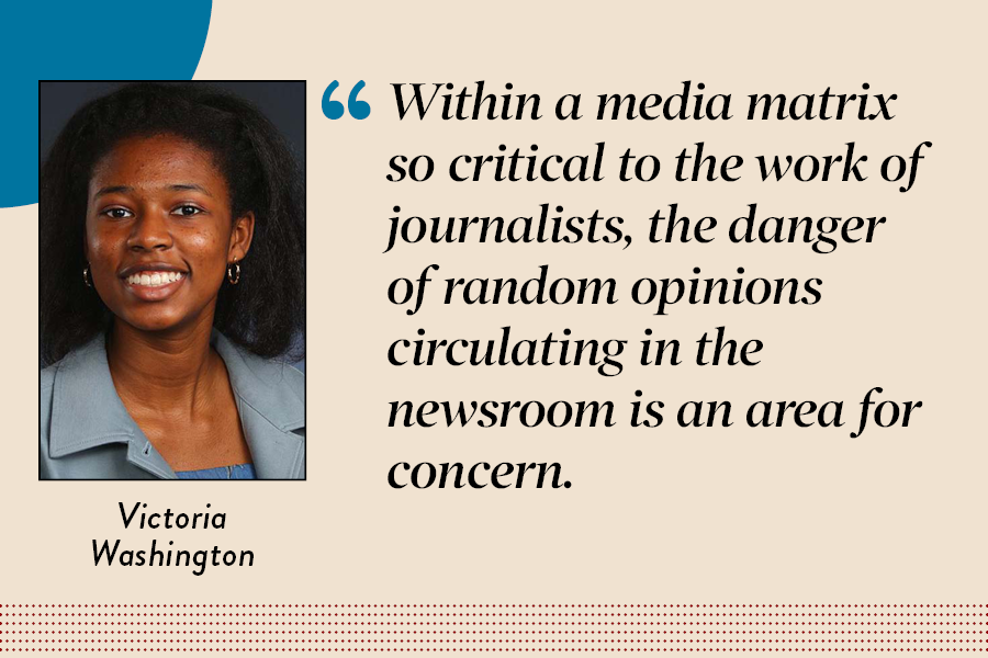 Audience Engagement Manager Victoria Washington argues individual ownership of social media platforms increases the danger of misinformation and disinformation. 