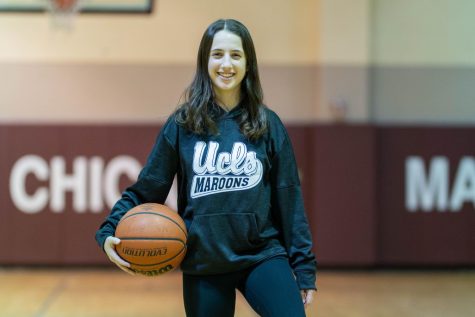 ALL-AROUND ATHLETE. Lucy Aronsohn begins her spring soccer season continuing from travel soccer and winter basketball. Lucy has had to work hard to maintin her committment to being a two-sport, three-season athlete while keeping up her school career.
