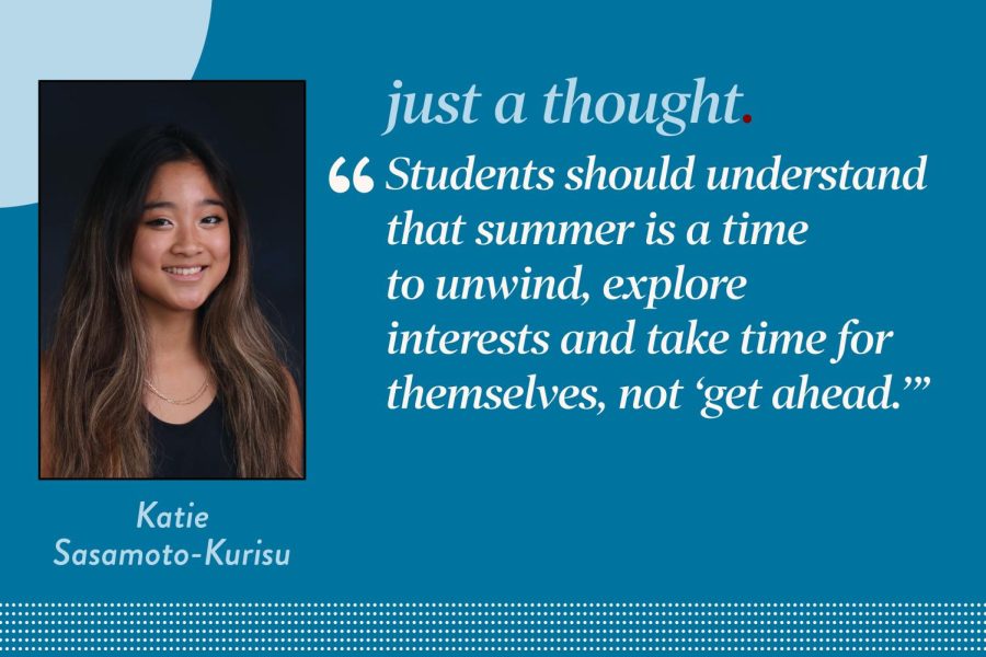 Katie Sasamoto-Kurisu argues that engaging non-academic or nonprofessional summer experiences can be as or more valuable than a prestigious pre-professional position.