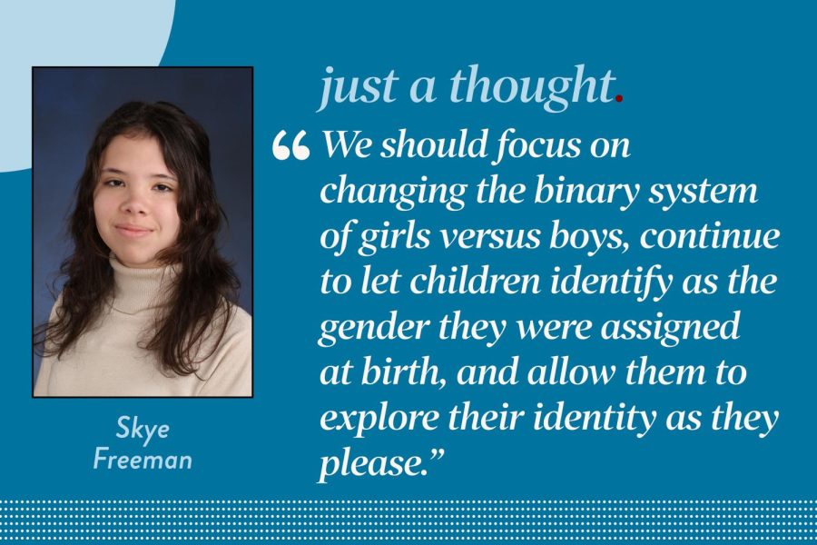 Skye Freeman argues that parents should give children free rein to figure out how they identify and allow them to explore and express themselves as they wish, instead of raising them gender-autonomously.

