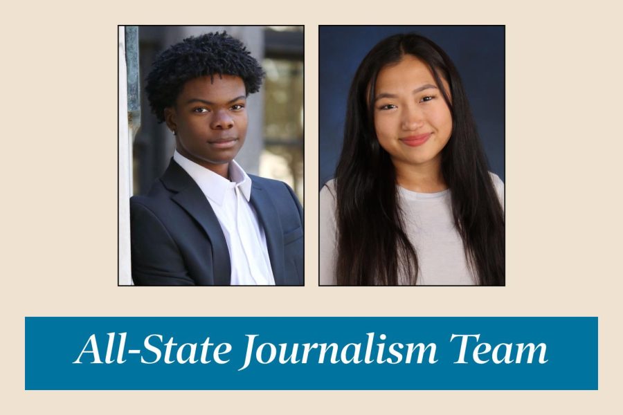 Photojournalist+Patrice+Graham+and+U-High+Midway+managing+editor+Audrey+Park+were+selected+to+the+2023+All-State+Journalism+Team.+%C2%A0