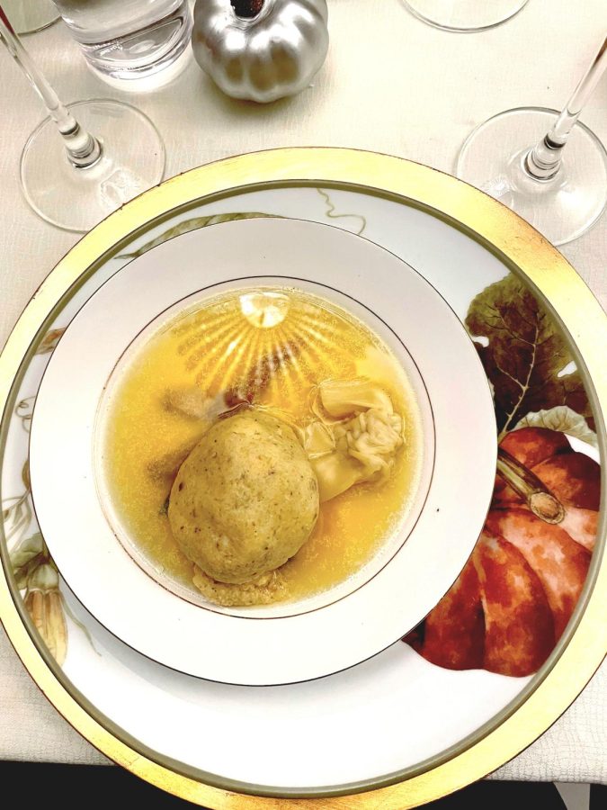 MATZO MOMENTS. Amelie Lius family comes together over matzo ball-wonton soup at holidays.