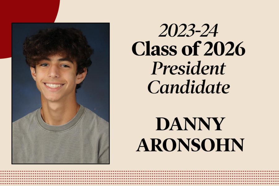 Danny Aronsohn: Candidate for Class of 2026 president