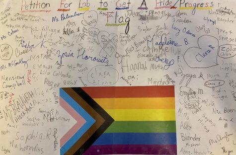 Last year, two current sixth graders started a petition to fly the Progress Pride flag in the Blaine courtyard. The tradition will continue this year, and the flag will be raised for the month of June.