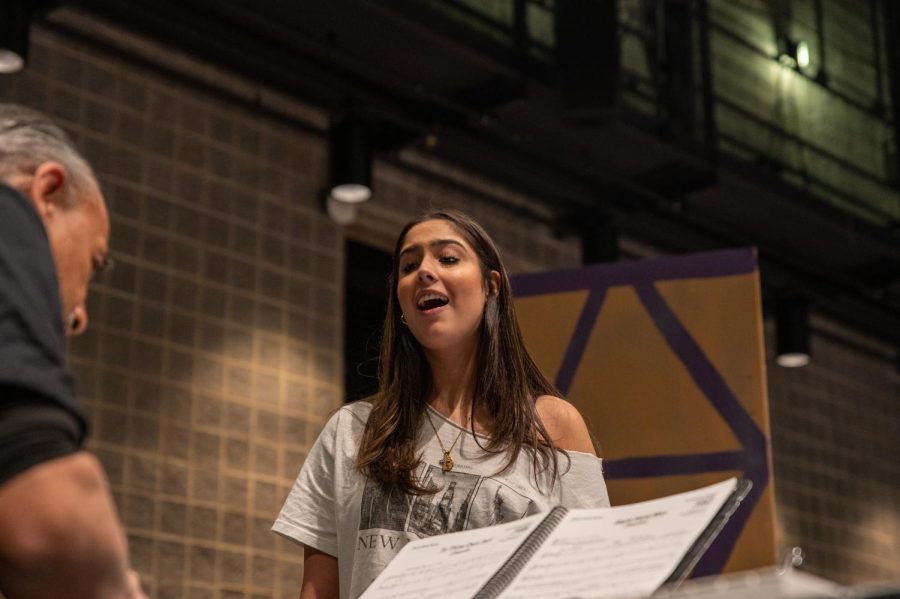 LEADING LADY. Junior Lena Valenti has a leading role in the upcoming spring musical, while also taking on several additional roles. Her passion for different aspects of theater stems from her drive to connect.