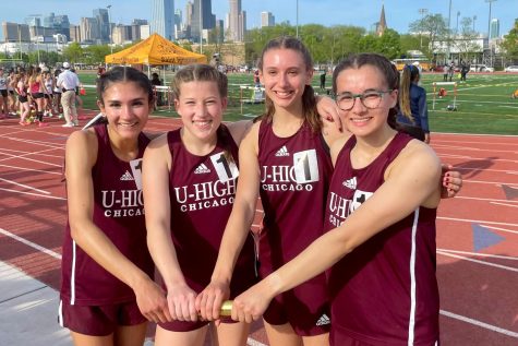 7 girls compete at state track and field