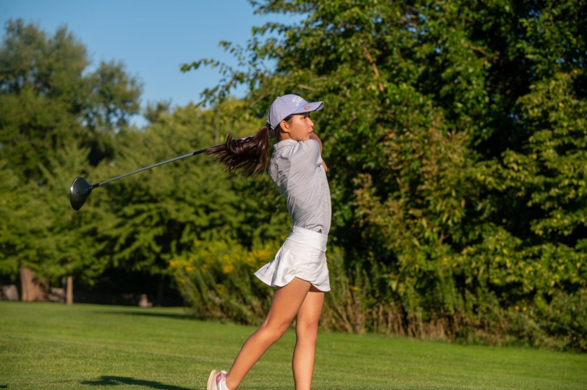The girls golf team placed sixth as a team at the IHSA 1A State Championship from Oct. 6-7 at Red Tail Run Golf Course in Decatur, where junior Amelia Tan placed fifth individually.