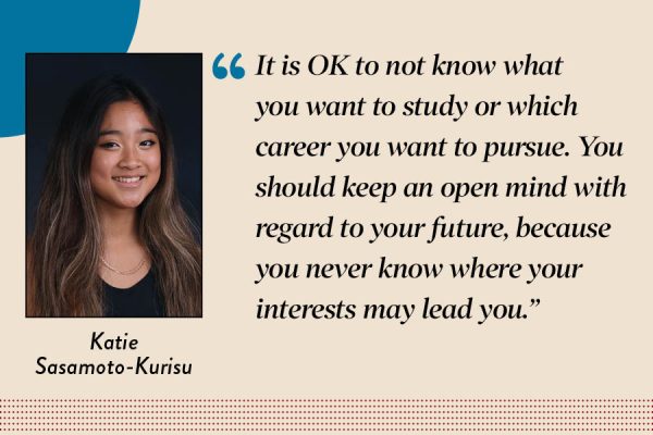 Editor-in-chief Katie Sasamoto-Kurisu argues that at U-High, it often feels like everyone knows exactly what they want to do for their future career.