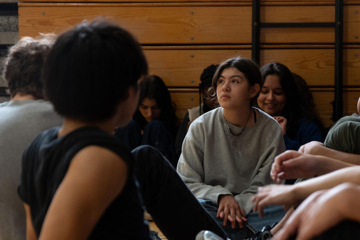 LOCKDOWN LESSONS. Students listen to instructions during the planned lockdown drill on Dec. 6. On Nov. 27, Historic Campus experienced an accidental lockdown, prompted by human error, sending many into panic.