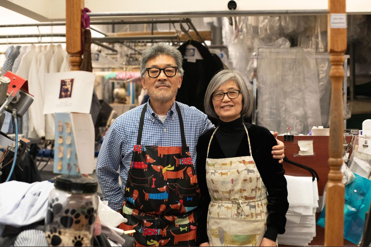 A RAW WORKSHOP. Ki and Yang Kim have owned and operated Vogue Cleaners since its opening in 1995, serving an array of Hyde Parkers and students alike. Despite meeting through an arranged marriage, their time together has only strengthened their bond as they work alongside each other day after day. 
