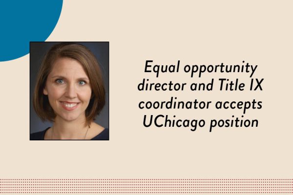 Betsy Noel, equal opportunities director and Title IX coordinator, accepts UChicago position