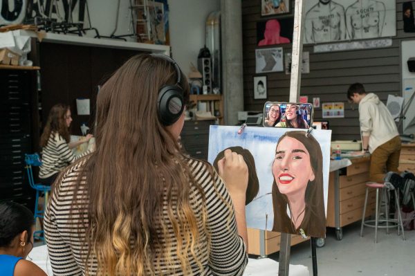 In art classes like studio art, students are allowed to express themselves in different ways — this is the art teachers main goal. 