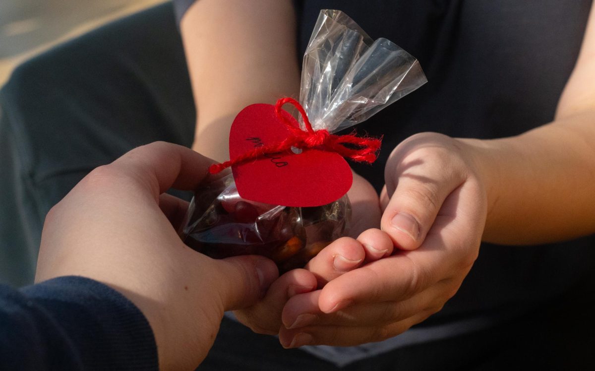 Students pass around candy, and other treats to celebrate Valentines Day. Some classes even require their students to make Valentines to embrace the spirit and spread love during the day.