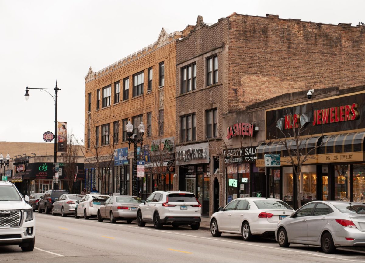 Devon Avenue in the West Ridge neighborhood of Chicago offers a multicultural experience for all to enjoy. Numerous shops line the street, their signs and window displays inviting customers inside.