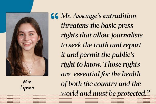 Navigation to Story: Assange extradition threatens journalistic rights
