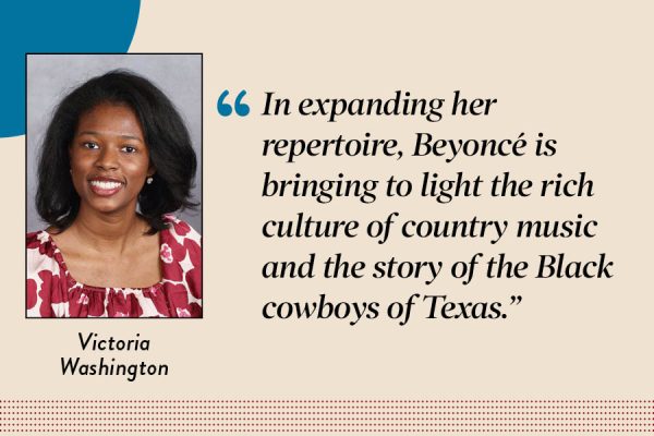 Opinion editor Victoria Washington argues that even though Beyoncé is an R&B singer, she should be allowed to branch off into the country music genre.