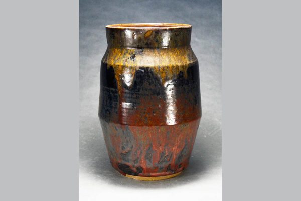 This ceramic pot, thrown and glazed by junior Maxine Hurst, received an honorable mention in Midwest Regional Alliance for Young Artists and Writers Contest.