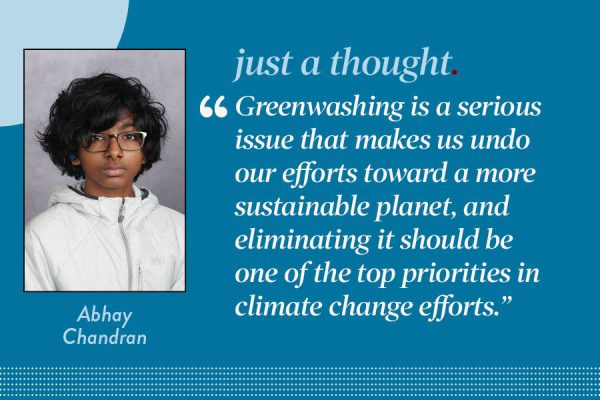 Reporter Abhay Chandran argues by prioritizing the elimination of issues like greenwashing, we will be able to genuinely approach net-zero emissions making far more progress toward sustainability. 