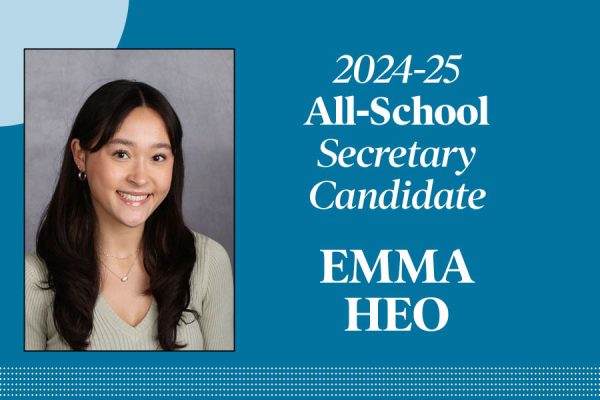 Emma Heo: Candidate for All-School secretary
