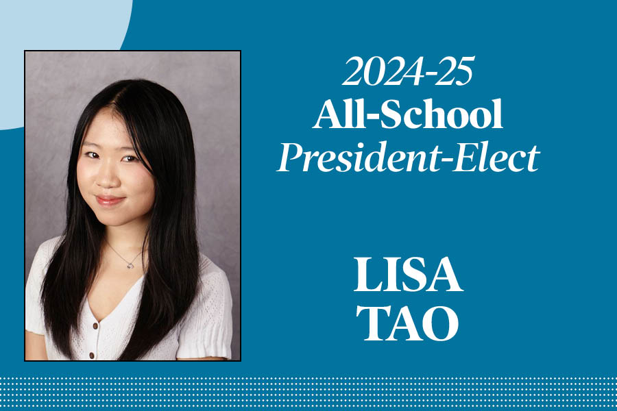 Lisa+Tao+was+elected+all-school+president+for+the+2024-25+school+year.+